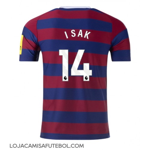 Camisa de Futebol Newcastle United Alexander Isak #14 Equipamento Secundário 2024-25 Manga Curta